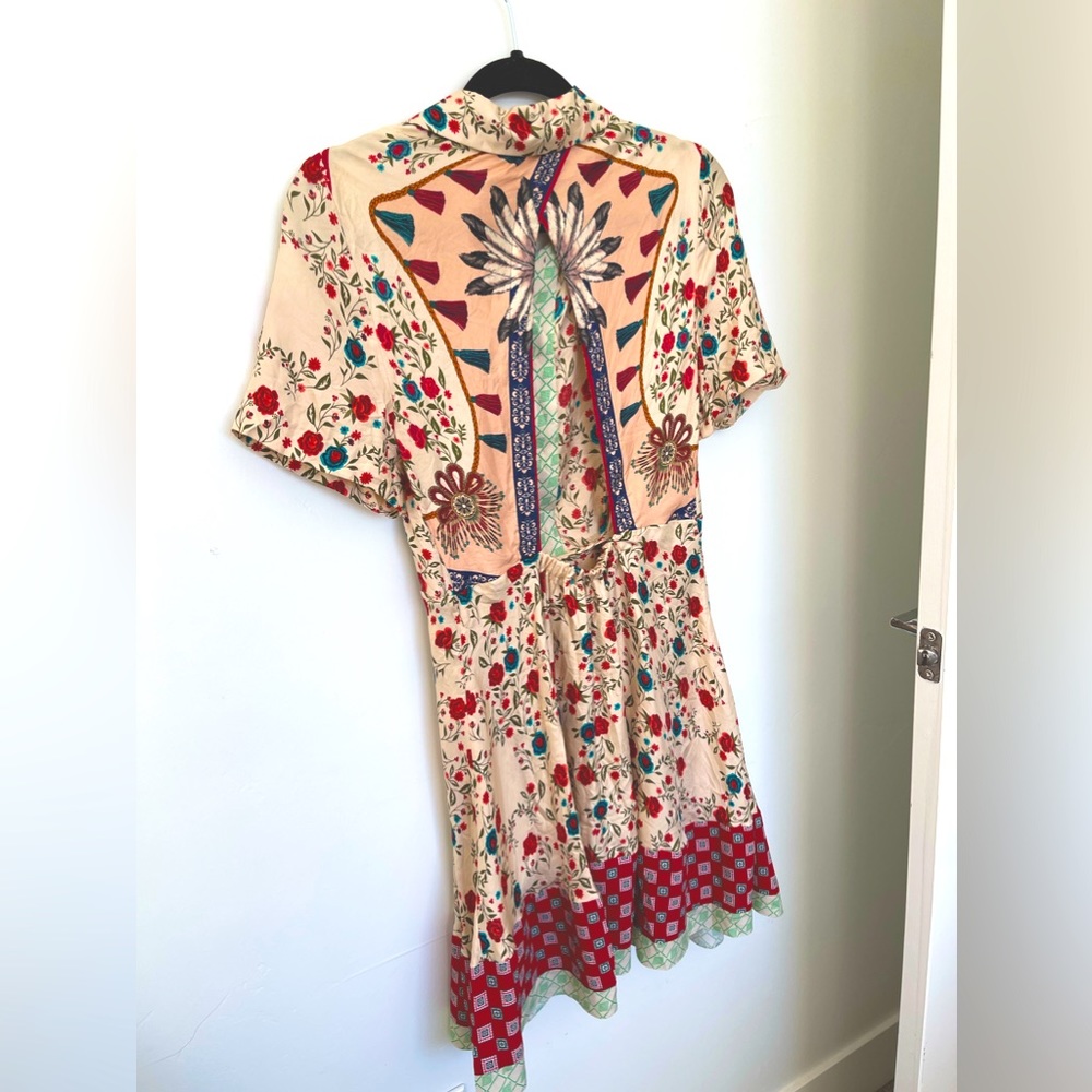 SANDRO Paris - 100% Silk - worn once! Unique open back dress.